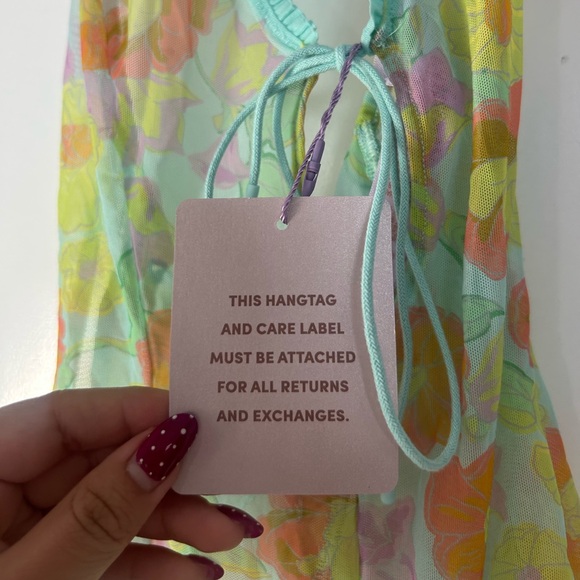 Savage X Fenty Free Spirt Flower Power Teddy lingerie size Small NWT sexy chic - Picture 10 of 11